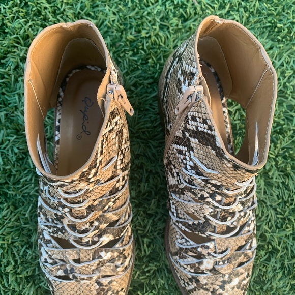 Faux Snake Booties - Picture 8 of 13